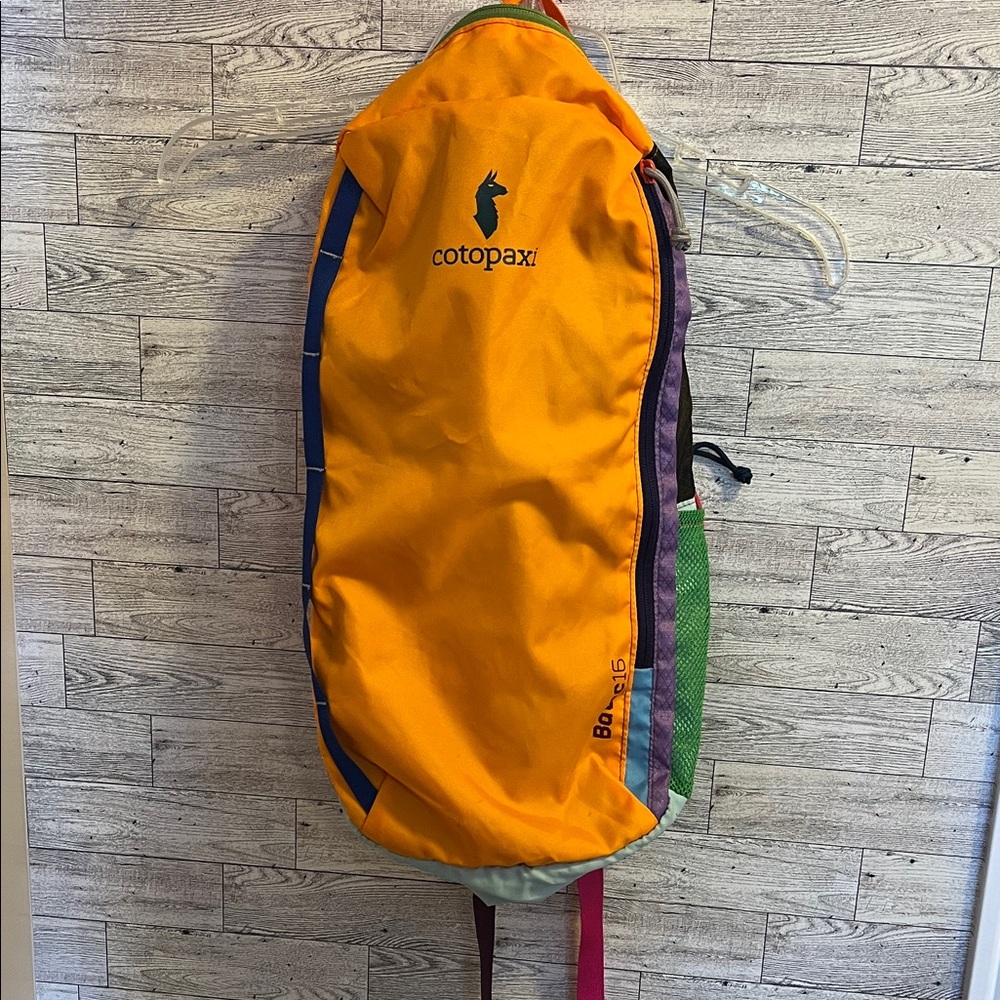 Cotopaxi Bold Orange and Multicolor Batac16 Bag